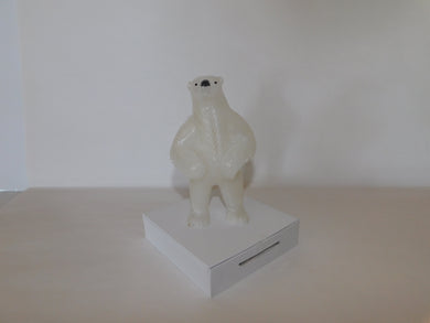 White Polar Bear Standing up